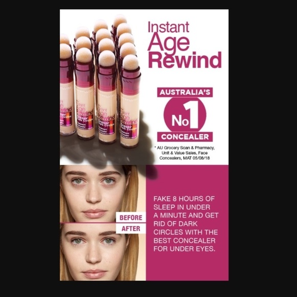 💕 3x Maybelline ERASER INSTANT AGE REWIND Multi-use CONCEALER; DEEP BRONZE - Picture 3 of 9